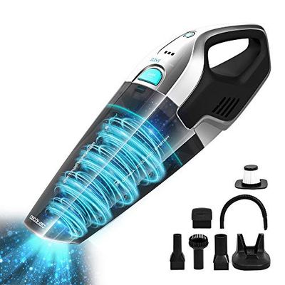 Cecotec Aspirador de Mano Conga Immortal ExtremeSuction 11,1 V Hand. Aspira sólidos y liquidos,Ligero y sin Bolsas, Tiempo de autonomía 20 Minutos, 11,1 V, Tecnología ciclónica