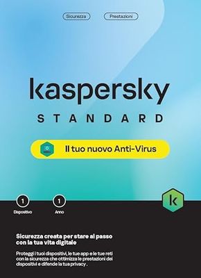 Kaspersky Anti-Virus Standard per 1 Dispositivo - Antivirus 1 Anno