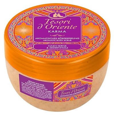 Tesori d'Oriente | Kroppsskrubb "Karma" | aromatisk kroppsskrubb | wellnessritualer för kropp och sinnen | 300 ml