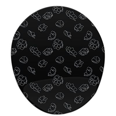 Questo Casa, Tappetino per Mouse Ergonomico, Tappetino per Mouse con Supporto Polso, Poggiapolsi, Base Antiscivolo, Stampa Digitale, per Ufficio, Dimensioni: 20x23 Cm