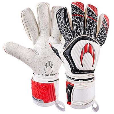 HO Soccer Sentinel Negative Extreme keepershandschoenen, unisex voor volwassenen 40,5 wit/zwart/rood