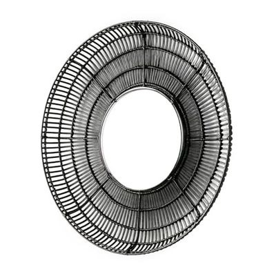 ESPEJO 90 x 8 x 90 Kristal/Micron Zwart