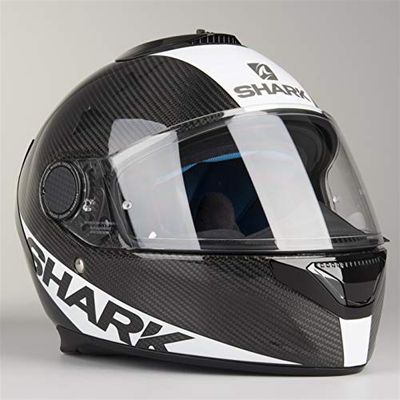 SHARK capacete de mota Spartan Carbon Skin DWS, preto/branco, tamanho S