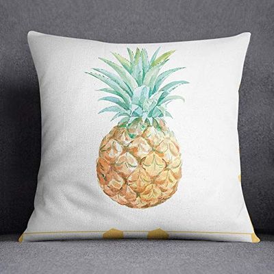 Bonamaison Funda de cojín, Cotton, Multicolor, 45X45