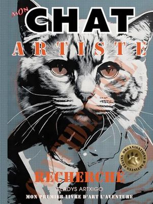 MON CHAT ARTISTE, mon premier livre d'art l'aventure: le livre d histoire pour les enfants curieux