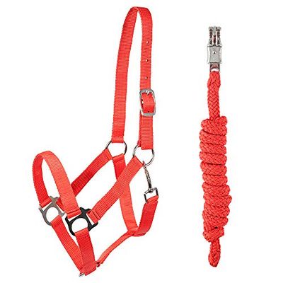 PFIFF 102931 Ensemble Licol et Tricot avec Longe en Plastique Rouge