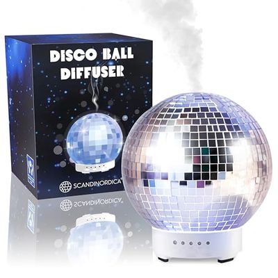 Disco Ball Diffuser Rotatif - Aromatherapie Essentiële oliediffuser voor Thuis, Kantoor, Leuke Disco Ball Decoratie | Spreader