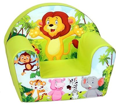 Delsit DT8-17123 Zoo Universele Kinderfauteuil, Groen,eén maat
