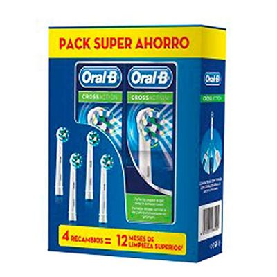 Oral B Pack CrossAction 4 recambios