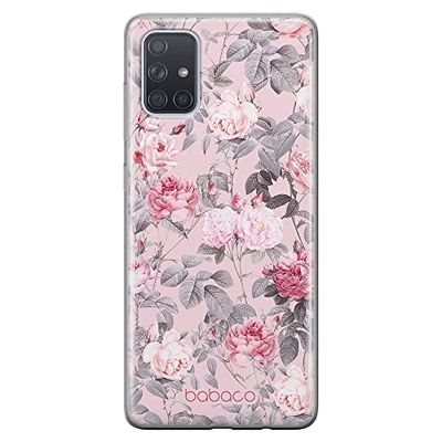 ERT GROUP mobiltelefonfodral för Samsung A71 5G originalt och officiellt licensierat Babaco mönster Flowers 054 optimalt anpassad till formen på mobiltelefonen, fodral tillverkad av TPU-plast