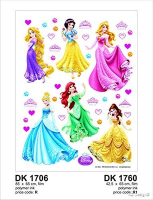 Väggklistermärke DK 1706 Disney Princess