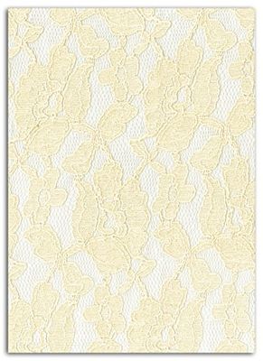 Tandställning Toga, spets, beige, 15 x 21 x 0,2 cm MEG703