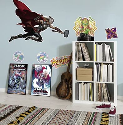 Marvel Thor4 Mighty Jane - Adhesivo decorativo para pared, tamaño 100 x 70 cm, diseño de Thor