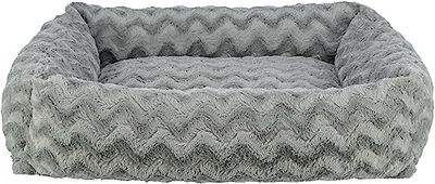 TRIXIE Vital Loki 37932 - Cama ortopédica para Perros (80 x 60 cm), Color Gris