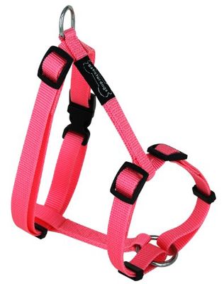 Harnais pour chien Basic Line Wouapy, Harnais Rose de 74/117 cm