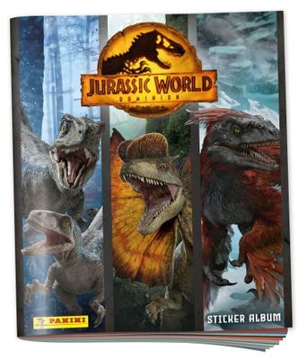 Panini JURASSIC WORLD IL MONDO DI DOPO Album + scheda 004195AF