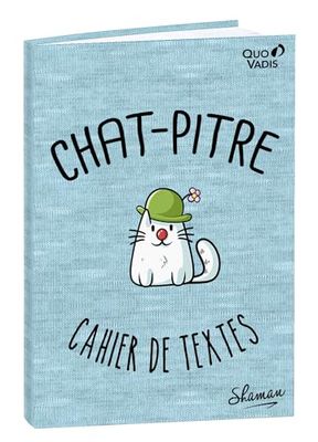 Quo Vadis - Cahier de textes - Français - Shaman - Multicolore - Journalier - 15x21 cm - Papier Clairefontaine blanc - Fabrication française