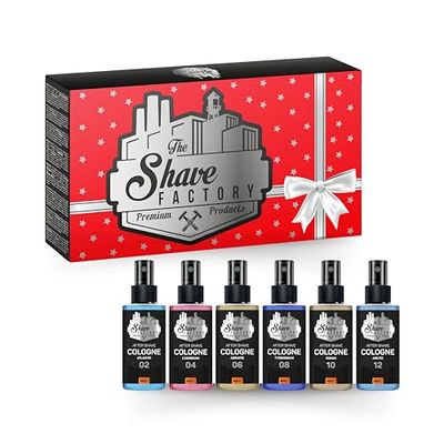 The Shave Factory Oud Aftershave Cologne Gift Set 2 - Dopobarba rinfrescante e lenitivo, nutre la pelle, previene le irritazioni, fragranza classica all'Oud - (50 ml)