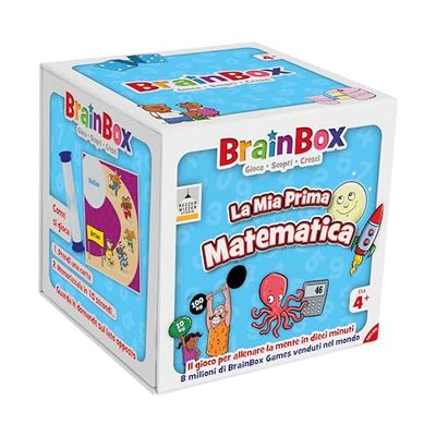 Asmodee - BrainBox: La Mia Prima Matematica - Gioco per Imparare e Allenare la Mente, 1+ Giocatori, 4+ Anni, Edizione in Italiano