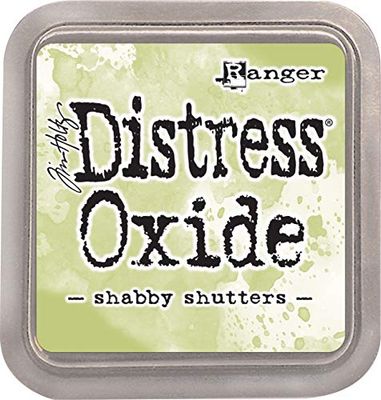 Ranger Tim Holtz Distress Oxide Ink Pad - Shabby Shutters, Green, Medium
