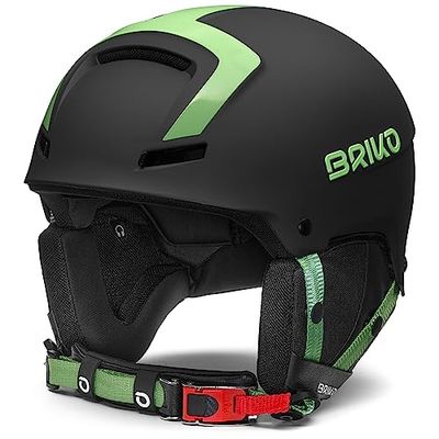 Briko Faito EPP Casque Adulte Unisexe, Grey Shark-Green E, M/L