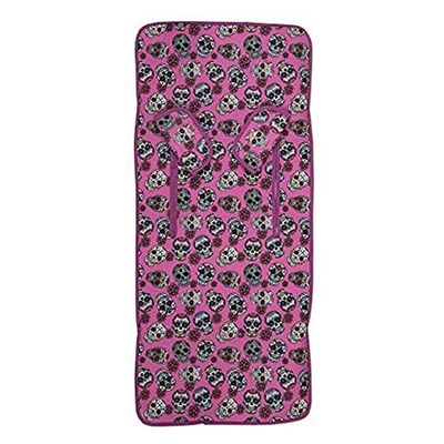 Babyline Lovely Skull Tapete para cadeira leve, unissexo, cor fúcsia