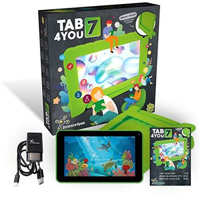 Tab4you - kindertablet voor kinderen met wifi - Inclusief fotocamera voor kinderen, Android-tablet - technologische cadeaus voor kinderen vanaf 6 jaar