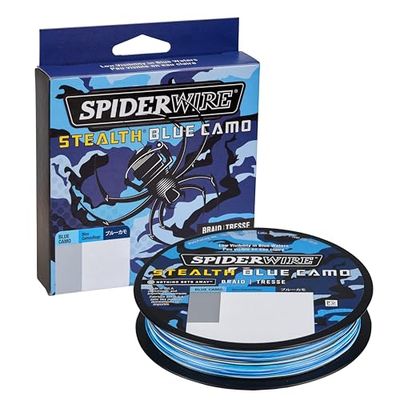 Spiderwire SCS10BC-300 Stealth Braid Fishing Line, Blue Camouflage