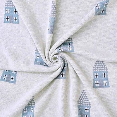 Sevira Kids - Couverture bébé légère en Coton Biologique - Maisons