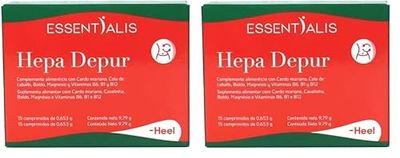 Essentialis Hepa Depur-Con vitaminas B1, B6 y B12-Metabolismo de bebidas y otros alimentos-Protege tu hígado-Efecto antiresaca-15 comprimidos veganos-Anticípate al exceso tomando 1 comprimido