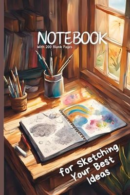 Soft Cover Notebook 200 with 200 Blank Pages