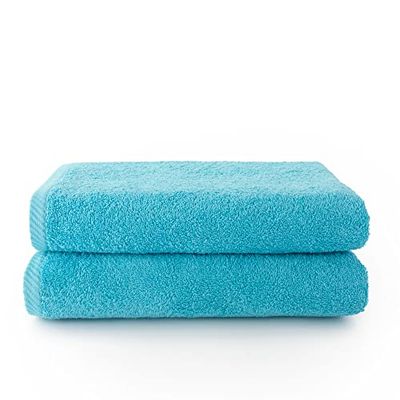 Top Towel Plus - grote badhanddoeken - 2 badhanddoeken - 100 x 150 cm - 100% katoen - Aguamar