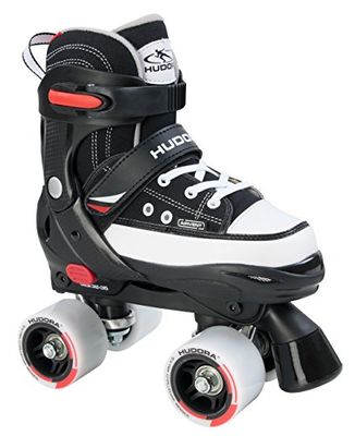 HUDORA Rollschuhe Roller Skate Kinder Rollschuhe, schwarz, 32-35