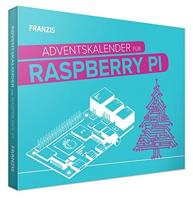 Franzis - Raspberry Pi 55103 - Calendrier de l'Avent 2021 - Construire et programmer une crèche de Noël en 24 jours - Recommandé à partir de 14 ans