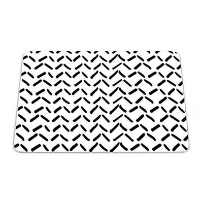 Bonamaison, Tapis de Souris Rectangle Imprimé Numériquement, Fond Antidérapant, pour Bureau et Maison, Taille: 22x18cm