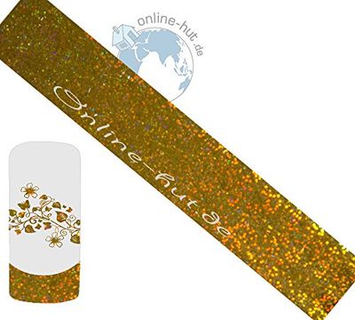 Trasferimento Schermo olografico oro Glitter 2