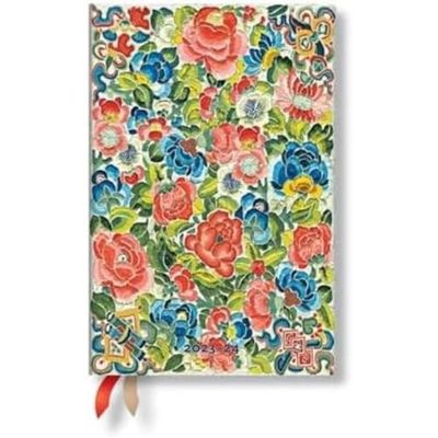 Paperblanks 18 Month Diaries 2023-2024 Pear Garden | Horizontal | Mini (95 × 140 mm)