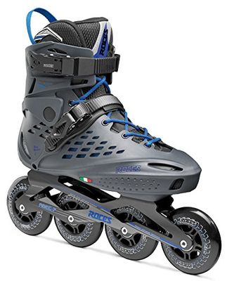 Roces Vidi, Pattino in Linea da Uomo Unisex-Adulto, Charcoal/Strong Blue, 38