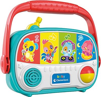 Clementoni-17459 - Baby Radio - Juguetes bebé con Sonido a Partir de 10 Meses