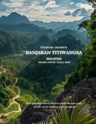Stunning Colorful Banjaran Titiwangsa Malaysia Images Coffee Table Book: 40 AI-Generated Designs for Relaxation and Meditation and for Travel Lovers