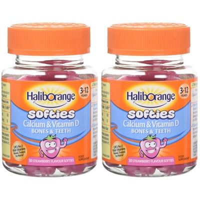 Haliborange Kids Calcium and Vitamin D Softies 30 (Pack of 2)