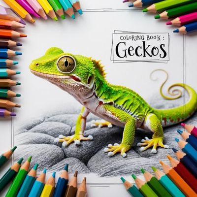 Coloring Book Geckos