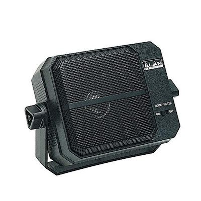 MIDLAND - Altifalante externo AU 30, compatível com emissores CB, áudio 7 W máximo 12 W - altifalantes carro e acessórios para moto, jack 3,5 mm, filtro de cancelamento de ruído, conectividade AUX