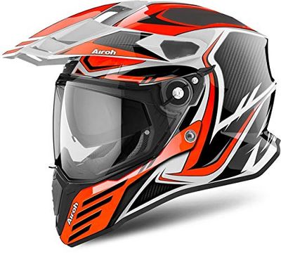 HELMET AIROH COMMANDER CARBON ORANGE GLOSS M