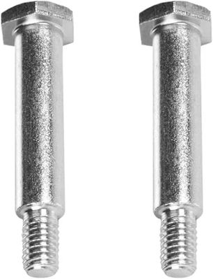 2 ejes de rueda cortacésped, diámetro 12,7 mm, tornillos de grosor de motocultura, longitud 36 a 76 mm, reparación (76 mm)