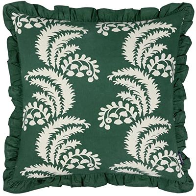 Paoletti Montrose Housse de Coussin Vert Bouteille 50 x 50 cm