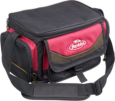 Berkley System schoudertas met 4 tackle dozen perfect voor visaccessoires, aas en lunch bewaren