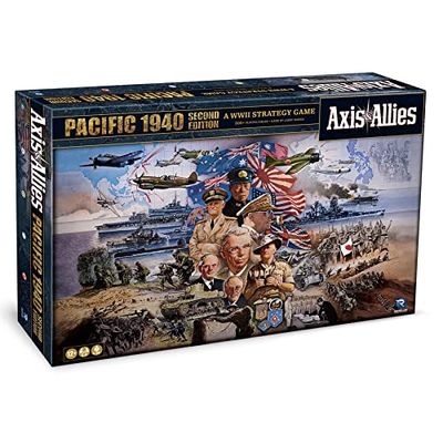 Renegade Game Studios Axis & Allies: 1940 Pacific Second Edition War Miniatures Strategy Board Game, Renegade, Age 12+, 2-4 Players, 6Hr