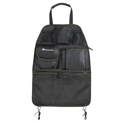 Bebeconfort Organisateur de siège arrière pour siège de voiture, ajustement universel, rangement pour enfants, poches, porte-bouteille, rangement de jouets pour enfants, dès la naissance