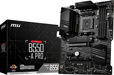 MSI B550-A PRO (AMD AM4, DDR4, M.2, USB 3.2 Gen 2, HDMI, ATX Motherboard)